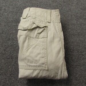 Levis Cargo Shorts Mens 42 Light Beige Outdoor Hiking Pockets Casual Heavyweight